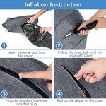 GYMAX 65cm Yoga Ball with Resistance Bands & Pump