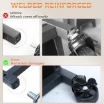 Bonvork Adjustable Dumbbell Rack with Wheels