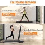 Panana Foldable Under Desk Treadmill with Remote