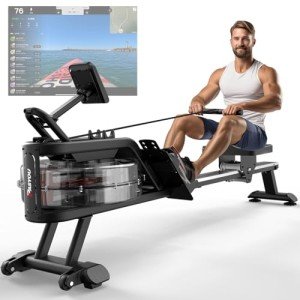 PASYOU Foldable Water Rowing Machine for Home Gym