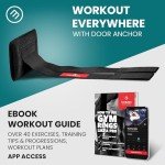 Wooden Gymnastic Rings Set with Door Anchor