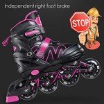 Adjustable Inline Skates for Adults and Teens