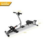 Foldable Air Resistance Rowing Machine for Home