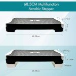 Adjustable Aerobic Stepper for Home Workouts