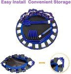 36-Inch Adjustable Mini Trampoline for Kids