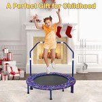 36-Inch Adjustable Mini Trampoline for Kids