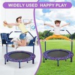 36-Inch Adjustable Mini Trampoline for Kids