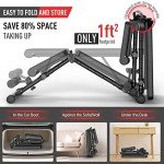 JOROTO MD35 Adjustable Folding Multi-Function Weight Bench