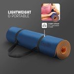 KEPLIN Large Non-Slip Yoga and Exercise Mat