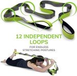Mosie 12-Loop Yoga Stretch Strap for Therapy & More
