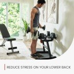 Nuobell Adjustable Dumbbell Stand for Home Gym