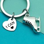 Ice Skater Keyring – Perfect Gift for Skate Lovers