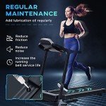 HOMCOM Folding Treadmill with LED Display & Programs