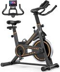 UREVO 10kg Flywheel Indoor Exercise Bike for Home
