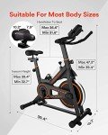 UREVO 10kg Flywheel Indoor Exercise Bike for Home