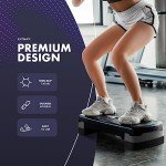 KAYMAN Adjustable Fitness Stepper - Grey