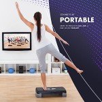 KAYMAN Adjustable Fitness Stepper - Grey