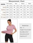 Pink Short Sleeve Gym Top for Women