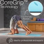 Extra Wide Non-Slip Yoga Mat with Alignment Lines