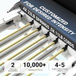 Foldable Pilates Reformer Machine for Home Workouts