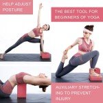 Yoga Blocks and Pilates Bricks for Home Fitness
