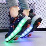 Light-Up Roller Skate Shoes for Kids - USB Rechargeable