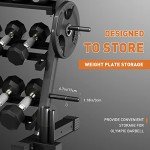 Holleyweb Adjustable 3-Tier Dumbbell Weight Rack