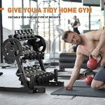 Holleyweb Adjustable 3-Tier Dumbbell Weight Rack