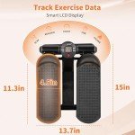 LeikeFitness Mini Stair Stepper with Digital Monitor