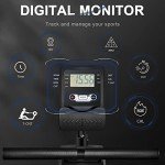 Foldable Rowing Machine with LCD Monitor and Resistance