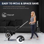 Foldable Rowing Machine with LCD Monitor and Resistance