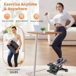 LeikeFitness Mini Stair Stepper with Digital Monitor