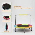 Kids 37-Inch Trampoline with Handle for Fitness