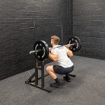 Adjustable Heavy Duty Squat and Bench Press Rack