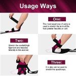 Flintronic Yoga Stretch Strap with Loops - Pink