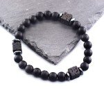 Lava Bead Yoga Bracelets for Men and Women