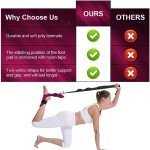 Flintronic Yoga Stretch Strap with Loops - Pink