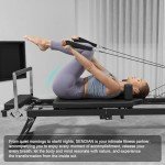 Foldable Pilates Reformer Machine with Accessories