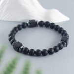 Lava Bead Yoga Bracelets for Men and Women