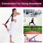 Flintronic Yoga Stretch Strap with Loops - Pink