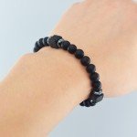 Lava Bead Yoga Bracelets for Men and Women