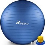 TRESKO® Anti-Burst Exercise Ball with Pump