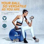 TRESKO® Anti-Burst Exercise Ball with Pump