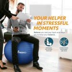 TRESKO® Anti-Burst Exercise Ball with Pump
