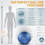 TRESKO® Anti-Burst Exercise Ball with Pump