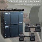 NUOBELL Adjustable Dumbbells | 5-50 lbs Set