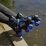 Adjustable Blue Roller Skates for Kids