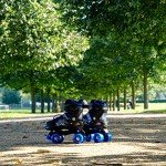 Adjustable Blue Roller Skates for Kids