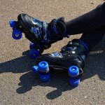 Adjustable Blue Roller Skates for Kids