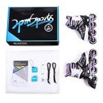 Light-Up Adjustable Inline Skates for Kids - Purple